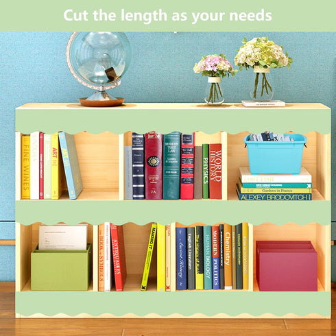 Fancy Land Mint Green Bulletin Board Border Scalloped Border Trim for Classroom 52ft One Roll...