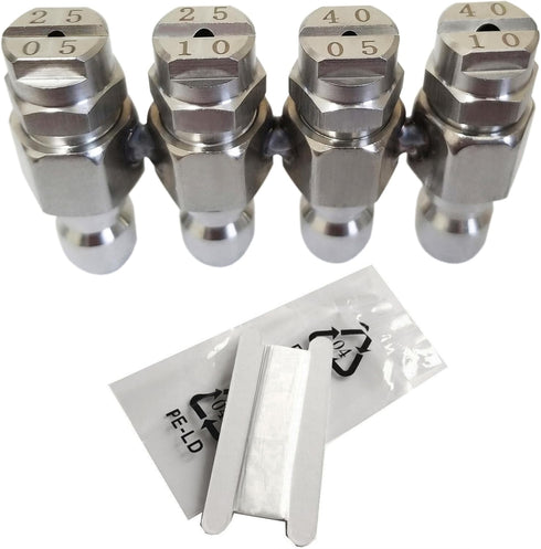 Pressure Washer Nozzle,Jrod Washing Tip Holder for 4 GPM Pressure Washer,J Rod 4 Way Soft Wash Nozzle 1/4" Quick Connect 25° 40° (j rod)...
