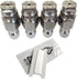 Pressure Washer Nozzle,Jrod Washing Tip Holder for 4 GPM Pressure Washer,J Rod 4 Way Soft Wash Nozzle 1/4" Quick Connect 25° 40° (j rod)...