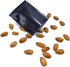 QQ Studio 100 PCS Metallic Mylar Foil Open Top Sealable Bags (7x10cm (2.7x3.9"), 100x Black)...