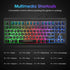 Rii Gaming Keyboard,87-Keys RGB Backlit Compact Keyboard,Silent Computer Keyboard,USB Wired Keyboard for Laptop,PC,Windows,Mac...