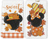 Fall Kitchen Towels Cartoon Mouse Dish Towels Autumn Mouse Kitchen Towels Fall Autumn Harvest Thanksgiving Decor Fall Decoration for Home Party...