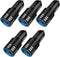 30W USB C Car Charger, Fast Charging Type C Car Adapter, 5Pack Dual Port USB-C PD 3.0 and 2.4a USB Cigarette Lighter Plug for iPhone 15 14 13 12 1...