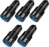 30W USB C Car Charger, Fast Charging Type C Car Adapter, 5Pack Dual Port USB-C PD 3.0 and 2.4a USB Cigarette Lighter Plug for iPhone 15 14 13 12 1...