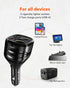 WOLFBOX Cigarette Lighter USB Charger, 2 in 1 Charging Cable Car Charger for Mirror Dash Cam, Dual USB Ports Fit Compatible with Phones or Other U...