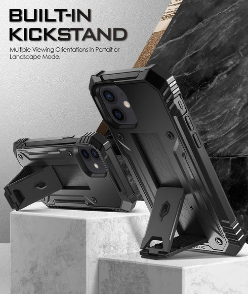 Poetic Revolution Case Compatible with iPhone 12 / iPhone 12 Pro 6.1 inch (2020 Release), Full-Body Rugged Dual-Layer Shockproof Protective Cover ...