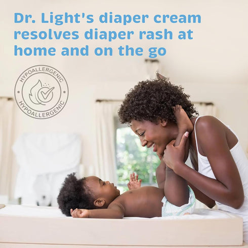 DiaperDerm Baby Diaper Rash Cream Pediatrician Formulated with 5 Ingredients for Gentle, Happy, and Rash-Free Skin Care, 8 oz...
