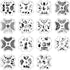 Bowitzki Reusable Face Paint Stencils for Body Art Painting Halloween Party Makeup Temporary Tattoos Stencils (Animal Print)...