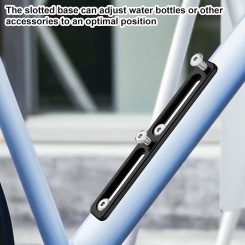 Bike Bottle Cage Adapter with 6pcs Screws and 1 Screwdriver, Adjustable 2-Slot Bike Water Bottle Bracket Adapter Bicycle Bottle Cage Mount Accesso...
