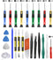 25pcs Electronics Repair Tool Kit, GangZhiBao Precision Screwdriver Set Magnetic for Fix Apple iPhone,Cell Phone,Smart Watch,Computer,PC,Tablet,iP...
