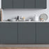 Mecpar Solid Grey Wallpaper 15.7" x 78.7" Matte Grey Contact Paper Grey Peel and Stick Wallpaper Textured Vinyl Film Self-Adhesive Removable Thick...