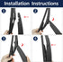 X AUTOHAUX Rear Windshield Wiper Blade Arm Set for Mini Countryman R60 for Mini Cooper R56...