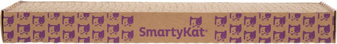 SmartyKat Super Scratcher Corrugated Cat Scratcher, Catnip Infusion Technology - Brown, Single Wide...