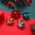 XOCARTIGE Christmas Brooch Pins Festive Xmas Bow Brooches for Women Girls Winter Holiday Party Gifts...