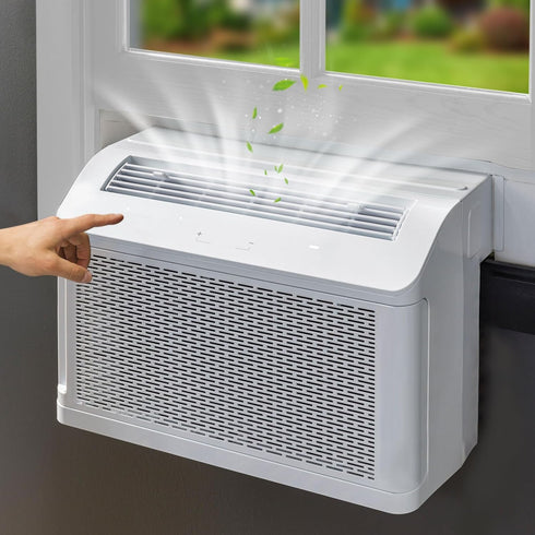 2 Pcs Window Air Conditioner Filters - 24 x 15 x 1/4 in Cut to Fit Foam Replacement Filters, Compatible with FRIEDRICH, GE, HEPA, Next Gen AC Wind...