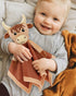 Highland Cow Baby Security Blanket for Boys-Cow baby lovey-Baby Boy Nursery Stuff-Gift for Newborn Boy Baby Shower...