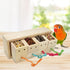 Bird Foraging Feeder Toy Training Intelligence Box Wooden for Parrot Budgie Parakeet Cockatiel Conure African Grey Cockatoo Amazon Finch Canary...