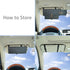 Car Visor Anti-Glare Sunshade Extender for Front Seat Driver or Passenger - 1 Piece...
