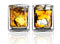 Sun's Tea Double Walled Drinking Glass, Manhattan-Style Glass for Hot and Cold Liquids, Whiskey, Bourbon, Vodka, and Scotch Borosilicate Clear Gla...
