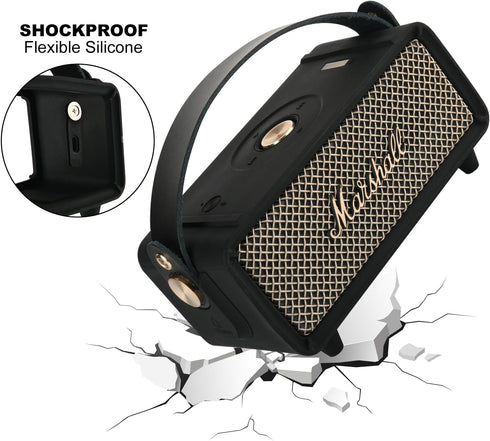 TXEsign Silicone Cover Case for Marshall Emberton II Bluetooth Speaker, Protective Skin Cover Travel Carrying Case Replacement Speaker Cover with ...
