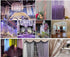 ave split Decorative Door String Curtain Wall Panel Fringe Window Room Divider Blind Divider Tassel Screen Home 100x200centimeter (Champagne18)...