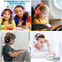 Headphones Bluetooth Wireless/Wired Kids Volume Limited 85 /110dB Over Ear Foldable Protection Headset with AUX 3.5mm Mic for Boys Girls School Pa...