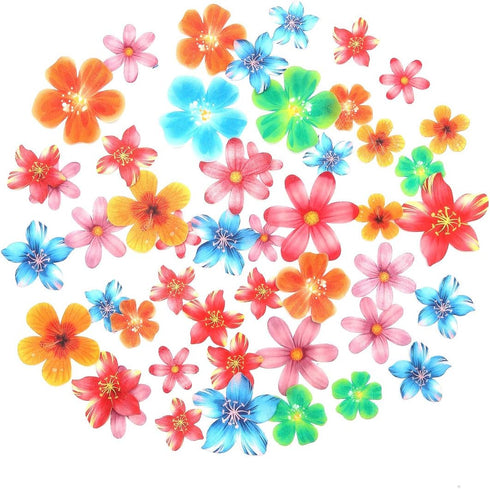 320Pcs Edible Flower Wafer Paper Cake Toppers Cupcake Topper Decoration...
