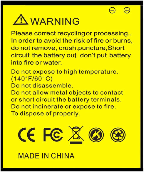 MAXBEAR Motorola Moto E6 Battery, (Upgraded) 3500mAh 3.85V Li-Polymer Replacement Battery for Motorola Moto E6 KE40 XT2005 XT2005-1 XT2005-3 XT200...