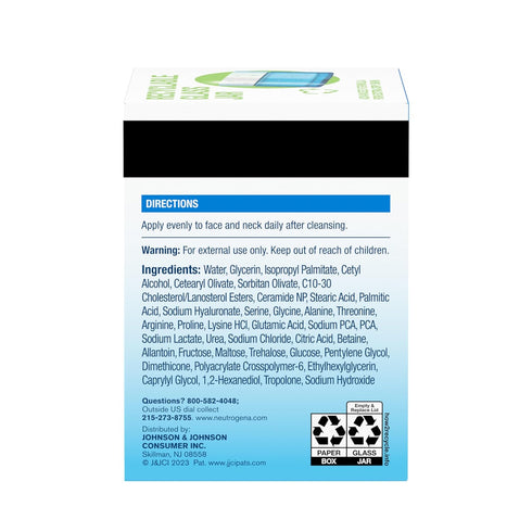 Neutrogena Hydro Boost Water Cream Face Moisturizer with Hyaluronic Acid, 72-Hour Hydration, 1.7 Fl Oz, & Hydro Boost Hydrating Gel Face Cleanser ...