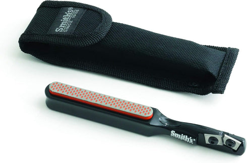 Smith’s 50047 Edgesport Stick Knife & Broadhead Sharpener – Portable Sharpener – Hunting & Archery Tool Sharpener – Carrying Pouch – Carbide & Dia...