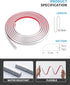 Art3d 10 Ft Peel and Stick Trim for Backsplash Tile Edge, Self-Adhesive Liner for Corner Decor in Silver...
