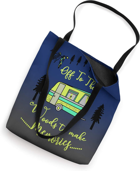 Forest Adventure Camping Gear Gifts That Camp Glampers Love Tote Bag...