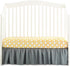 American Baby Company 100% Natural Cotton Percale Fitted Crib Sheet for Standard Crib and Toddler Mattresses, Golden Yellow Twill Gotcha, Soft Bre...