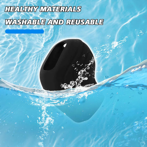 2PCS Car Hollow Gear Shift Knob Cover,Elastic Silicone Car Automatic Shift Protect Accessories,Compatible with Volkswagen New 2020 Anti-Slip handb...