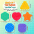 Sensory Toys for Kids Toddlers - Social Emotional Feelings Toys for Special Needs, Texture Shapes Learning Tactile Toy Preschool Classroom Must Ha...