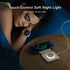 ESSAGER 2 in 1 Foldable Wireless Charger for iPhone 15/14/13/12/11 Series, Magnetic Wireless Charging Station, Travel Wireless Fast Charging Pad f...