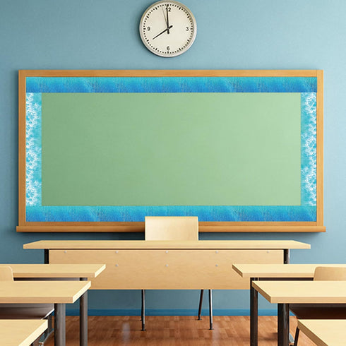 49.2ft Ocean Bulletin Board Border Under The Sea Bulletin Decoration Two Sided Border for Classroom School Decor Family Party Supply...