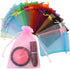 50pcs Organza Bags-Mix Color 3.54''x4.33''(9x11cm) Satin Drawstring Organza Pouch Wedding Party Favor Gift Bag Jewelry Watch Bags...