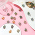 LiQunSweet 100 Pcs Wire Wrapped Electroplate Glass Crystal Small Star Charms for Jewelry Making Bracelet DIY Bulk...