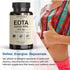 EDTA Capsules - 1500mg per serv, USA Made & Tested, Liver Support - Edta Calcium Disodium, Kale Extract - 90 Capsules 45 Servings...