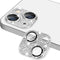 for iPhone 13 & iPhone 13 Mini Camera Lens Protector, Bling 3D Rhinestone Sparkle Diamond 9H Tempered Glass Camera Cover Anti Scratch Shockproof M...