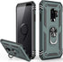 LUMARKE for Galaxy S9 Case,Pass 16ft. Drop Tested with Magnetic Ring Kickstand Compatible with Car Mount Holder,Military Grade Protective Phone Co...