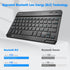 Fintie 7-Inch Ultrathin (4mm) Wireless Bluetooth Keyboard for iPad Samsung Tablet, iPhone Smartphone, iOS, Android Tablets Phone...