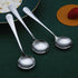 Soup Spoon of 12, Berglander 7.5" Stainless Steel Round Spoons Silverware, Table Spoon Set Sturdy Easy To Clean, Dishwasher Safe...