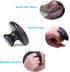 2 Pcs Long Mushroom Shaped Massage Stones Natural Bian Stone Hot Rock for Spa Massage Black...