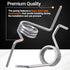 DA81-01345B & DA81-01346A Refrigerator French Door Spring and White Sleeves Pin Set Replacement by BlueStars - Exact Fit for Samsung Refrigerators Models RF267AFWP RF267HERS RF268ABBP RF268ABPN