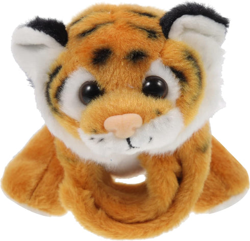 Hug Animal Slap Bracelet for Party Favors Stuffed Animals Huggers Slap Bracelets Plush Toy Childrens Day Gift(Tiger)...