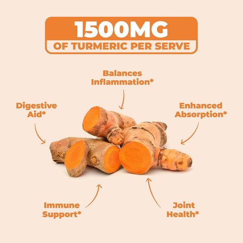 Organic Turmeric Curcumin & Black Pepper. High Absorption Joint Support Supplement with Bioperine. 95% Curcuminoids. Antioxidant Turmeric Suppleme...