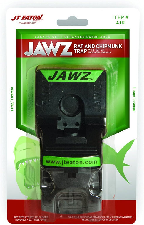 JT Eaton 410, 1 Pack Rat Trap, 3-1/2 in. L, 5-7/8 in. W, Black...