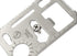 SE 11-Function Stainless Steel Survival Pocket Tool - Compact, Credit Card-Sized Multi-Tool with Leatherette Case - Ideal for Camping, Hiking, and...
